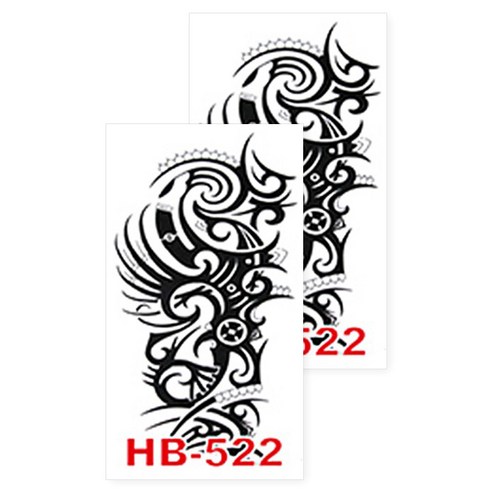 허니걸 타투스티커, HB-522, 2개