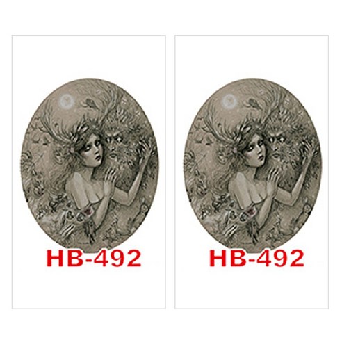 허니걸 타투스티커, HB-492, 2개