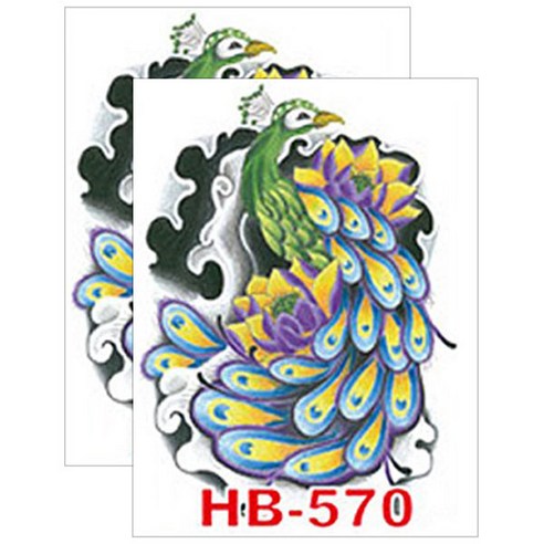 허니걸 타투스티커, HB-570, 2개