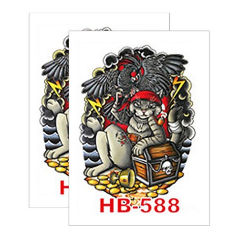 허니걸 타투스티커, HB-588, 2개