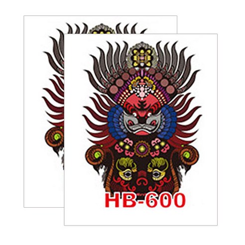 허니걸 타투스티커, HB-600, 2개