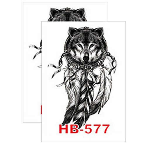 허니걸 타투스티커, HB-577, 2개