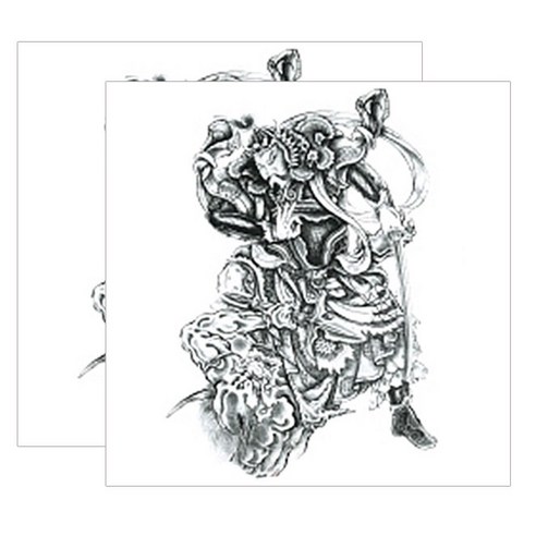 허니걸 타투 타투스티커2개, 2개, HB-237