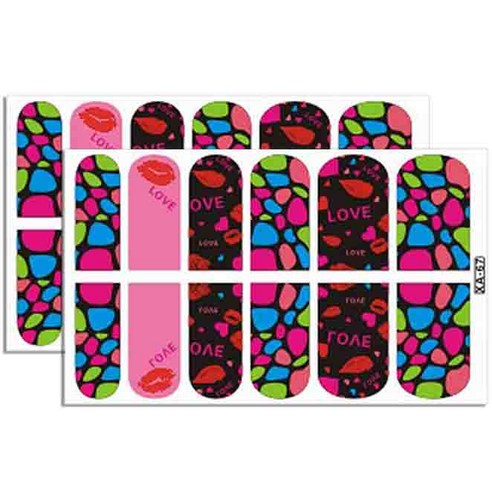 허니걸 네일패치, 2개, XA-67