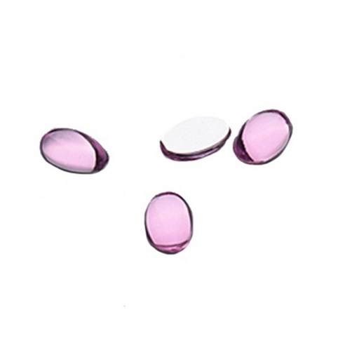천사네일 스톤 타원형 6mm, 연핑크, 4개