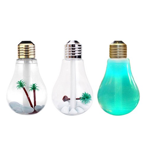 럭키유통 전구 USB 가습기, 랜덤발송