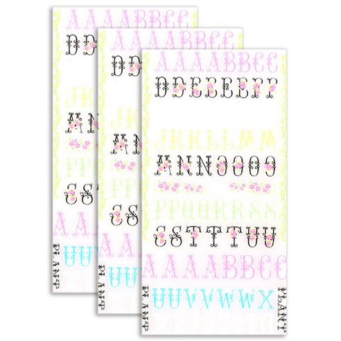 도매야 러블리스타일 워터데칼 네일스티커, nta1039-11, 3개