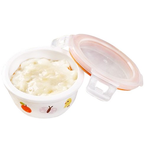 투데코 뉴 이유식 보관 도자기 용기 120ml, 토끼, 1개