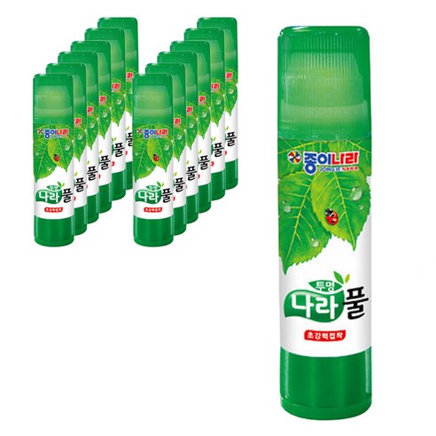 종이나라 투명나라풀, 15g, 13개