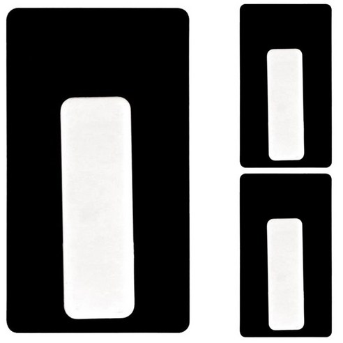 엘머스 컴팩트 다용도걸이, 블랙, 3개