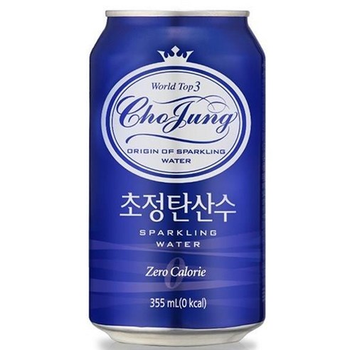 신선하고 깔끔한 맛의 초정탄산수 플레인