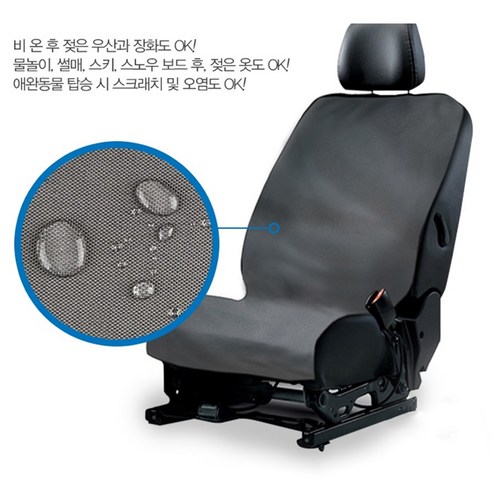 파보니 차량용 앞좌석 방수시트, 2개