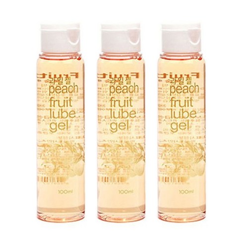 고려티엠 과일 마사지 젤 복숭아향, 100ml, 3개