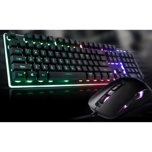 몰입적이고 효율적인 게이밍을 위한 최적의 앱코 HACKER 게이밍 키보드 + 마우스 세트