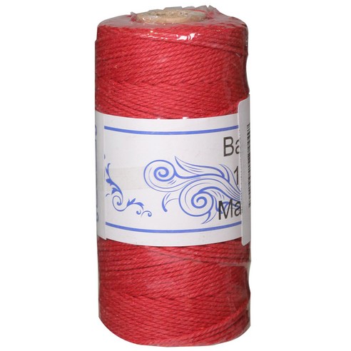 트와인 끈 단색, 빨강, 100m