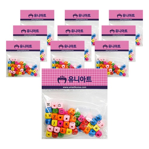 유니아트 2000 모양비즈, 9번, 10개입