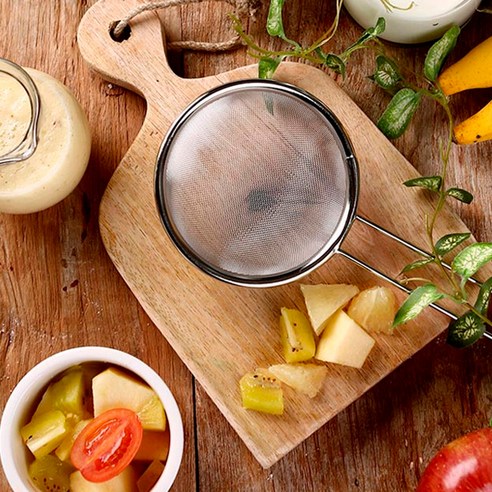 투데코 스텐 거름채망으로 덩어리 걱정 없이 완벽한 초기 이유식을!