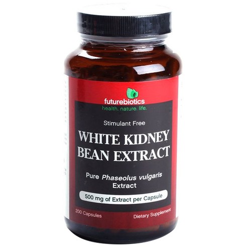 퓨처바이오틱스 화이트 키드니 빈 추출물 500mg 캡슐, 200개입, 1개