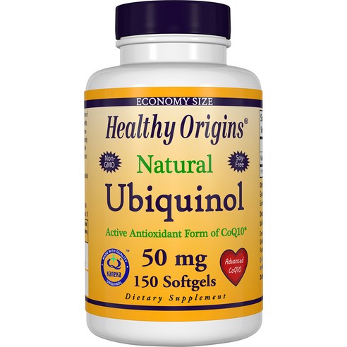 헬시오리진스 내추럴 유비퀴놀 50mg 소프트젤 글루텐 프리, 150정, 1개