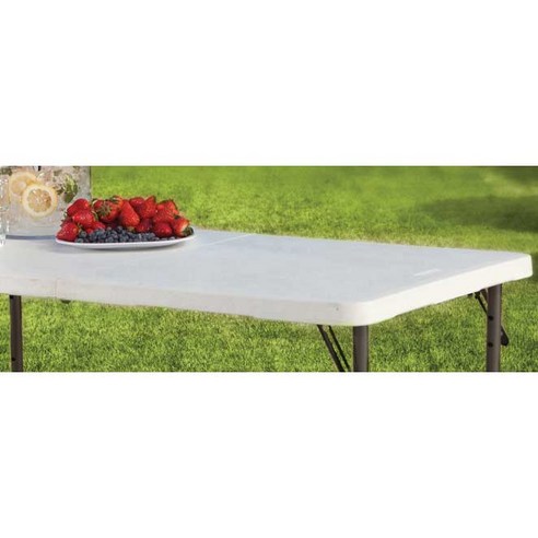 LIFETIME 경량 접이식 테이블, 화이트