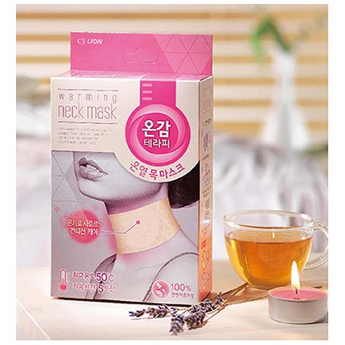 온감테라피 온열 목 마스크, 2개