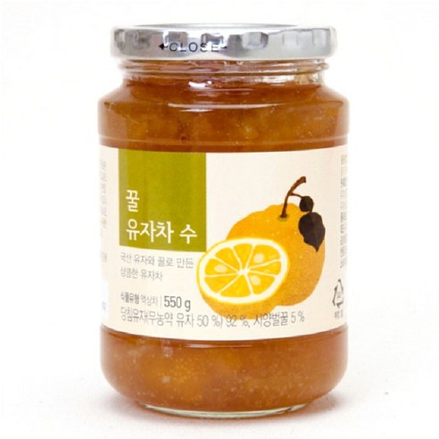 초록원 유자차, 550g, 1개입, 1개
