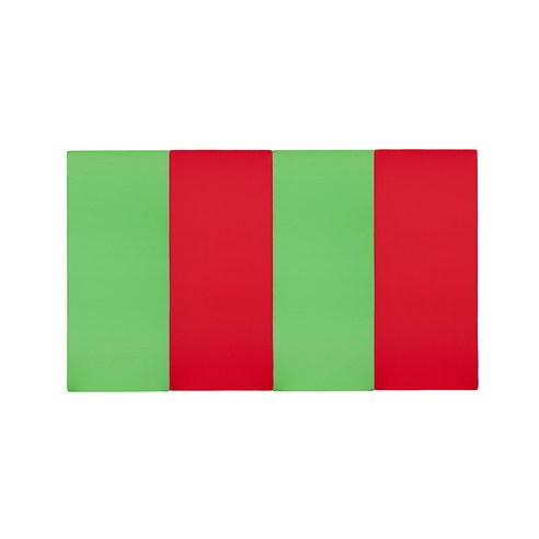 퍼니존 퍼니테라피 유아폴더매트 그린 시리즈 1, 레드