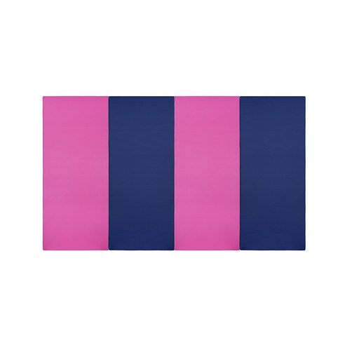 퍼니존 퍼니테라피 유아폴더매트 핫핑크 시리즈 1, 블루