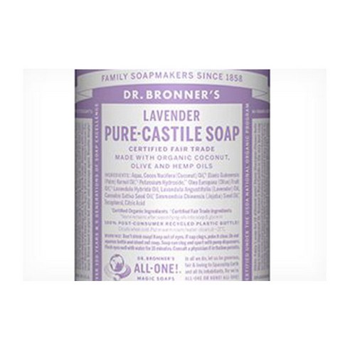 자연의 향기로 깨끗함을 더하다, 닥터브로너스 라벤더 퓨어 캐스틸 솝