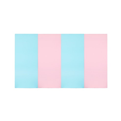 퍼니존 퍼니테라피 스카이블루시리즈1 유아폴더매트, 베이비핑크