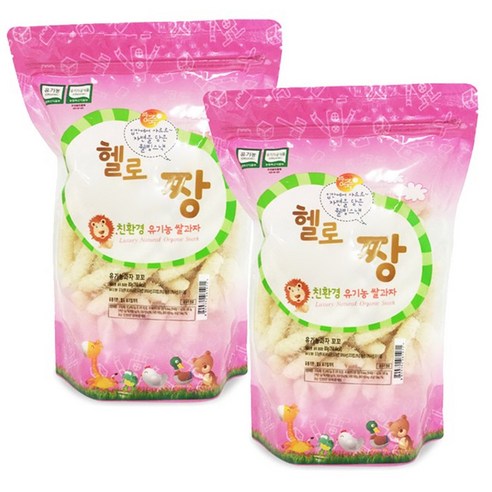 짱죽 헬로 짱 쌀과자, 소고기, 2개