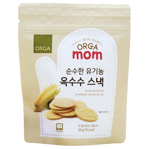 올가홀푸드 순수한 유기농 스낵, 옥수수, 1개