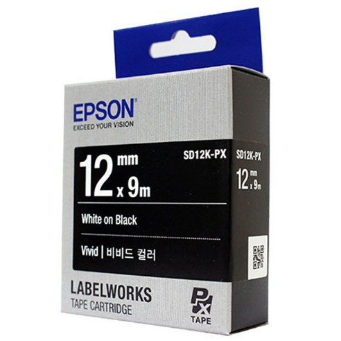 엡손 PRIFIA 라벨카트리지, SD12K, 9m