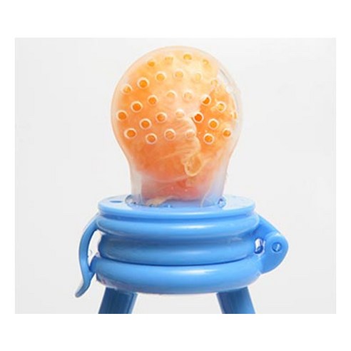 맘스베이비 실리콘 과즙망은 유아식기로서 안전하고 편리한 사용 경험을 제공하는 제품