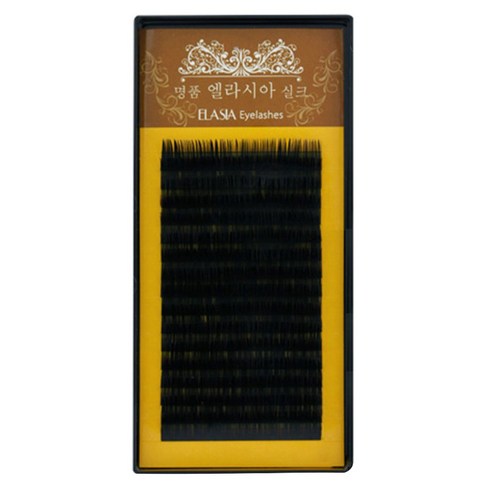 엘라시아 실크 속눈썹 C컬, 0.15/11mm, 1개
