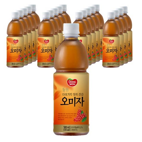 동원에프엔비 오미자차, 20개, 500ml