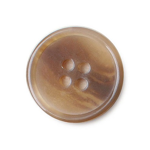 동화상가몰 야크코트 단추 I-1 23mm, 라이트브라운유광, 10개입