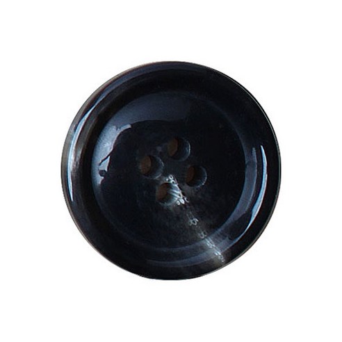 동화상가몰 야크코트 단추 I-3 23mm, 블랙 유광, 10개입