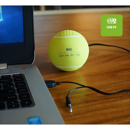 브리츠 블루투스 스피커, BZ-MAB17, Tennis ball