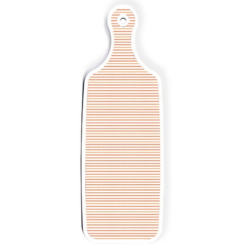 로엠디자인 양면 서빙도마 소나무두목색, 주홍라인, 1개