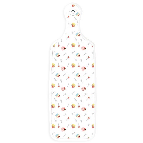 로엠디자인 양면 서빙도마 보드 소나무치자색, 케익, 1개