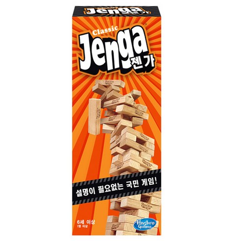해즈브로 게임 젠가 클래식, 혼합 색상
