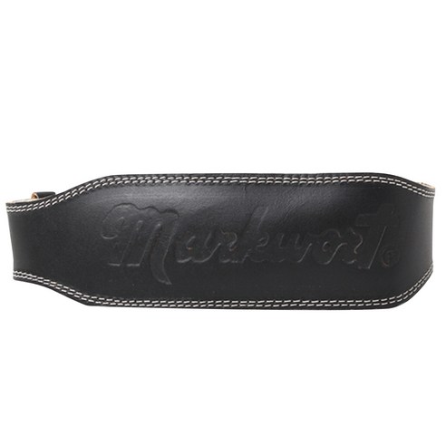 마크워트 패드 웨이트 리프팅 벨트, Black, Black S