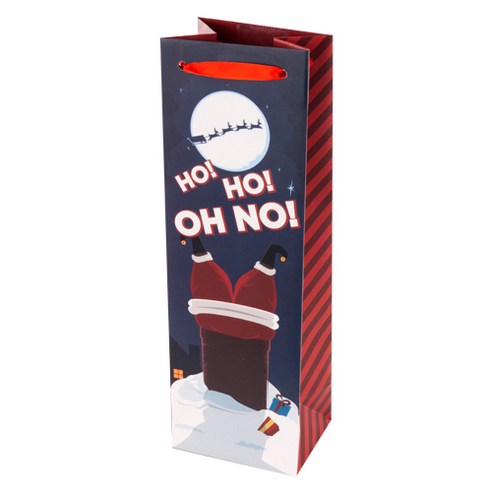 레블페이퍼 와인 백 케이스, Ho Ho Oh No!, 1개