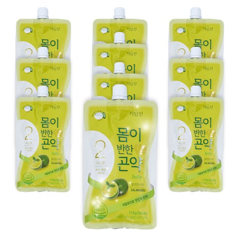 자담선 몸이반한 곤약 젤리 깔라만시맛, 150ml, 10개입