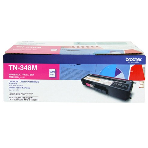 브라더 TN-348 정품토너, MAGENTA, 1개