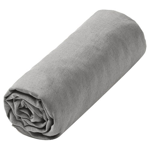 라흐두뜨 린넨 심플 매트리스 커버 F679798, glacier grey