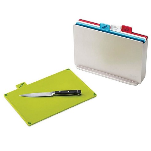 조셉조셉 인덱스 뉴 케이스 양면 도마세트: 위생과 효율성을 더한 주방의 스마트한 선택