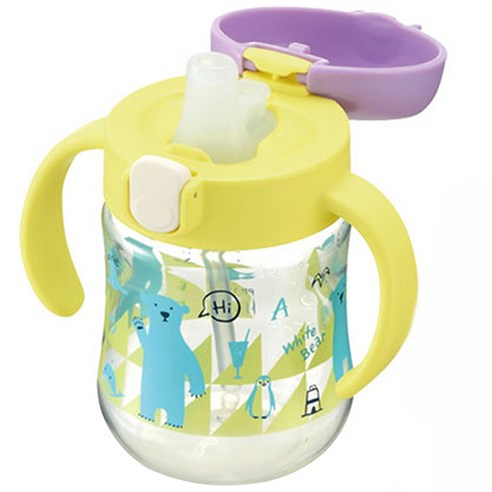 릿첼 TLI 스파우트컵 200ml, 옐로우, 1개