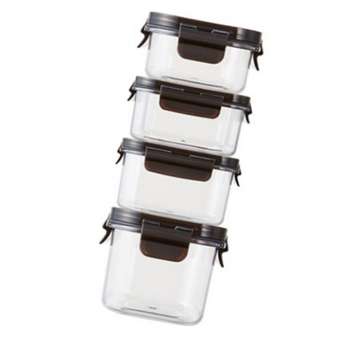  락앤락 비스프리 모듈러 밀폐용기 3종 세트 블록 2호, 1세트, 직사각 260ml x 2p + 직사각 450ml x 2p + 직사각 1.5L 